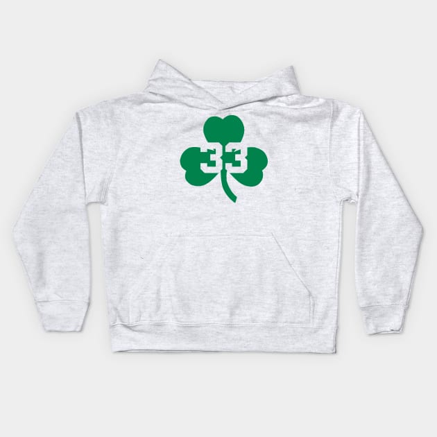 larry bird 33 Kids Hoodie by Legendary